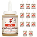 Huile de sabot nourrissante avec barrière protectrice pour des sabots de chevaux forts et sains - Silberkraft