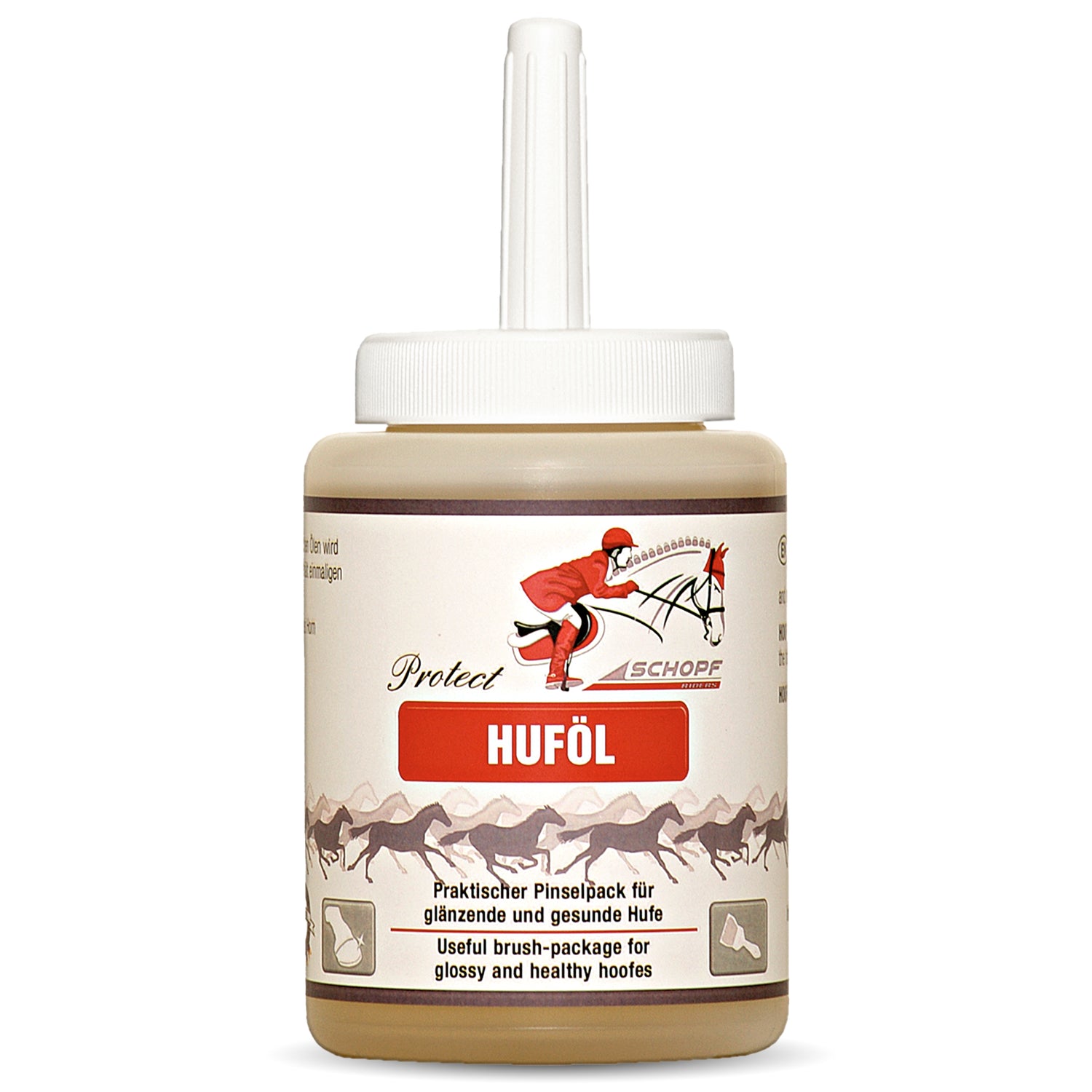 Huile de sabot nourrissante avec barrière protectrice pour des sabots de cheval forts et sains