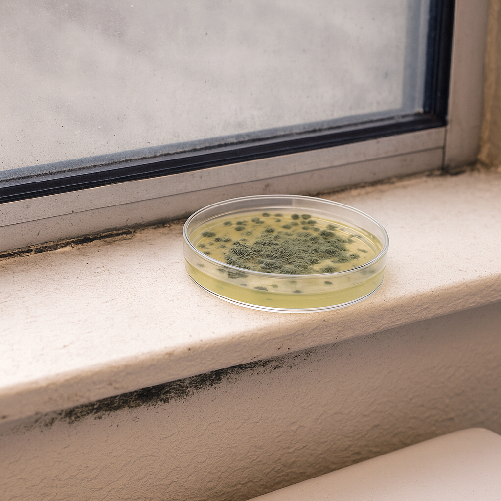 Test de moisissures pour l'air intérieur XXL – 10 autotests de moisissures pour la maison