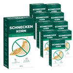 Lot de 12 granulés anti-limaces Silberkraft – protection douze fois supérieure contre les limaces pour les grands jardins. Effet à long terme jusqu'à 4 semaines par application