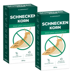 Lot de 2 granulés anti-limaces Silberkraft – Double protection contre les limaces pour les grands jardins. Effet à long terme jusqu'à 4 semaines par application
