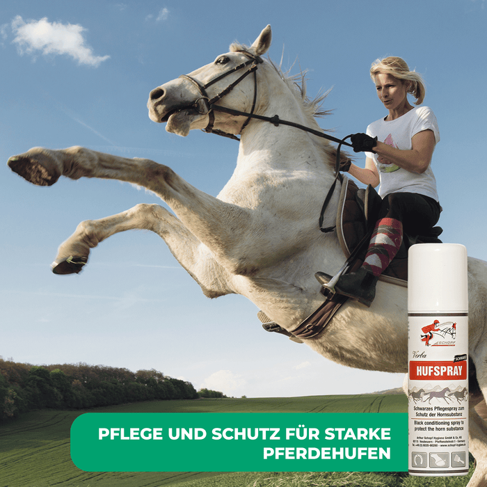 Spray sabot noir : soin et protection des sabots forts des chevaux