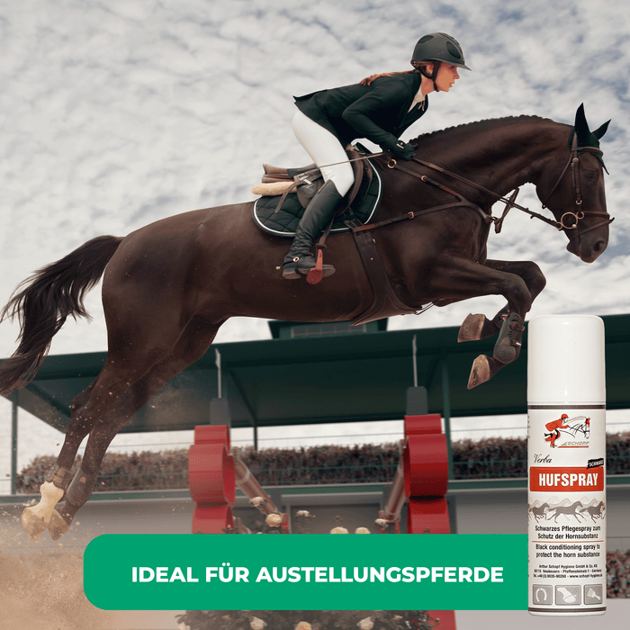Spray sabot noir : soin et protection des sabots forts des chevaux