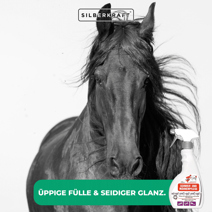 Spray de soin pour la queue et la crinière pour un crin de cheval d'une beauté éclatante