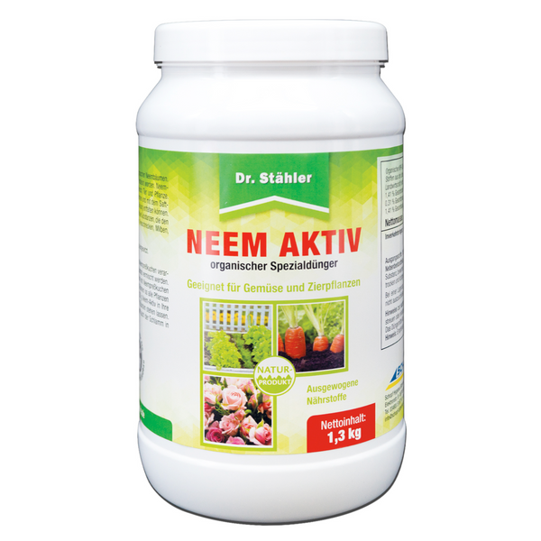 Neem Active : Granulés d'engrais spéciaux pour légumes et plantes ornementales - Silberkraft