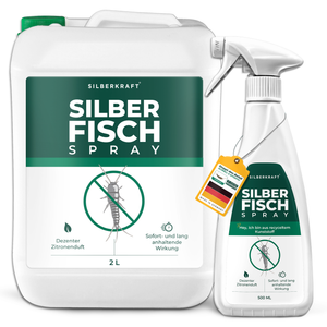 Silberfischspray - Silberfische / Papierfische vertreiben - Silberkraft