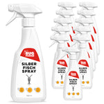BugPower Silverfish Spray contre le poisson-papier et le poisson d'argent - avec effet renversant - Silberkraft