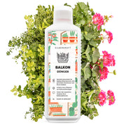 Engrais pour balcon - Engrais liquide minéral NPK avec azote - Engrais pour plantes en pot - Fertilisation des plantes de balcon - Engrais à libération lente