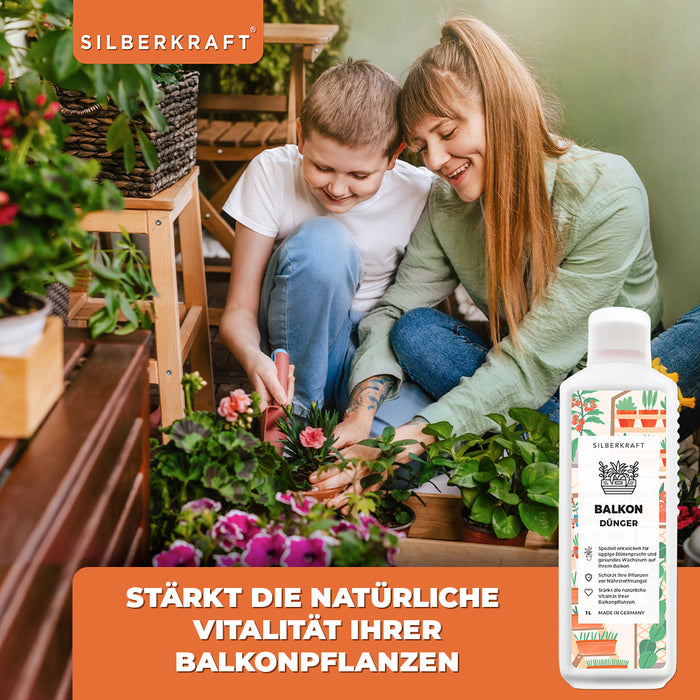 Engrais pour balcon - Engrais liquide minéral NPK avec azote - Engrais pour plantes en pot - Fertilisation des plantes de balcon - Engrais à libération lente