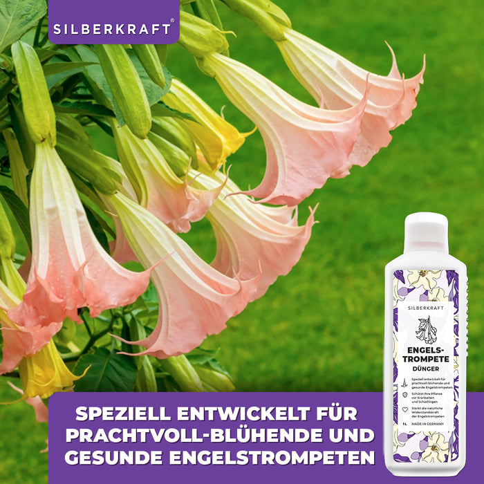 Engrais pour trompette d'ange - Engrais liquide minéral NPK avec azote - Engrais pour trompette d'ange
