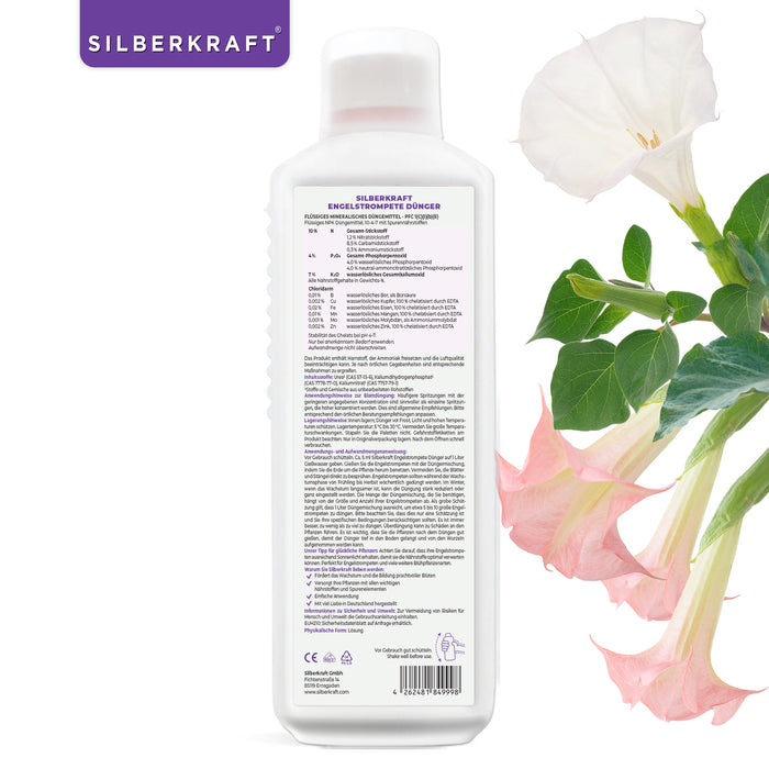Engrais pour trompette d'ange - Engrais liquide minéral NPK avec azote - Engrais pour trompette d'ange