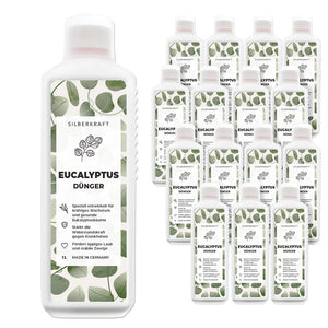 Eukalyptus Dünger - Mineralischer NPK Flüssigdünger mit Stickstoff - Dünger für Eukalyptus - Eukalyptusbaum düngen - Silberkraft