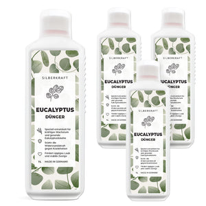 Eukalyptus Dünger - Mineralischer NPK Flüssigdünger mit Stickstoff - Dünger für Eukalyptus - Eukalyptusbaum düngen - Silberkraft