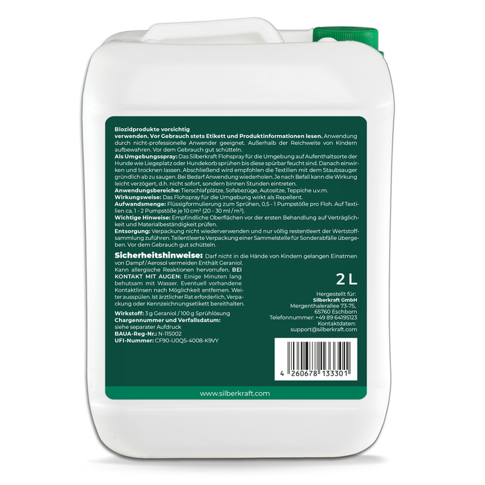 Spray anti-puces pour la région