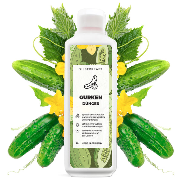 Engrais pour concombres - Engrais liquide minéral NPK avec azote - Engrais pour plantes de concombre - Engrais végétal - Silberkraft