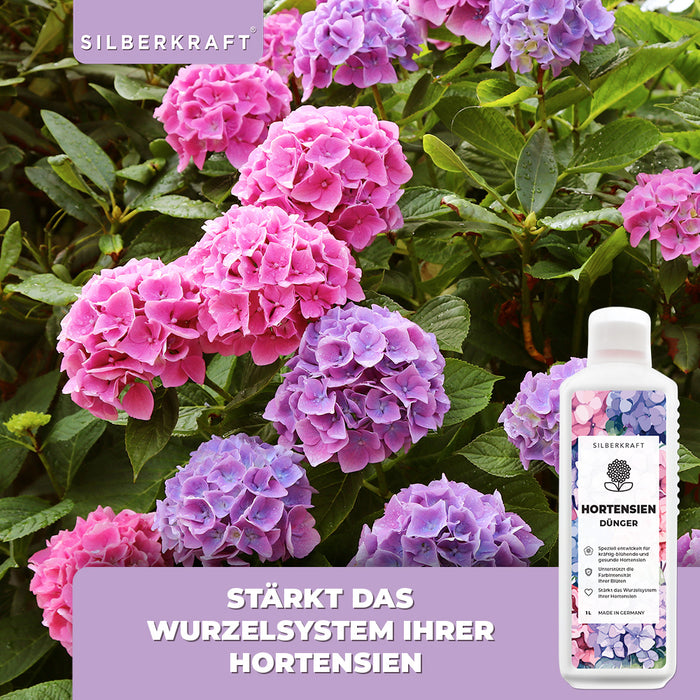 Engrais pour hortensias - Engrais minéral liquide NPK avec azote - Engrais pour hortensias - Engrais pour hortensias macrophylla