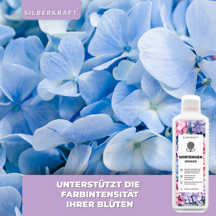 Engrais pour hortensias - Engrais minéral liquide NPK avec azote - Engrais pour hortensias - Engrais pour hortensias macrophylla