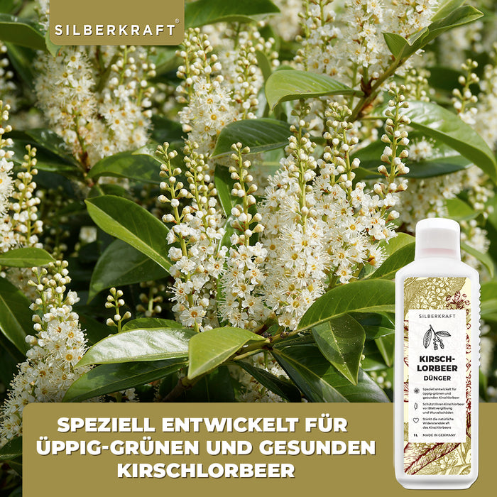 Engrais pour laurier-cerise - Engrais liquide minéral NPK avec azote - Engrais pour laurier-cerise - Engrais pour laurier