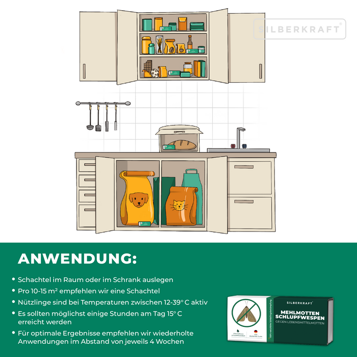 Guêpes parasites des teignes de la farine - guêpes parasites contre les teignes de la farine