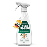 Spray anti-acariens pour chiens Silberkraft - Flacon pulvérisateur de 500 ml pour repousser les acariens pour chiens, au parfum de citron et à effet longue durée. Fabriqué en Allemagne, bouteille en plastique recyclé.