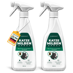 Plusieurs vues du flacon pulvérisateur anti-acariens Silberkraft pour montrer le produit sous différentes perspectives.