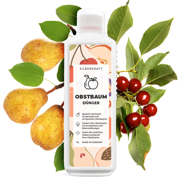 Engrais pour arbres fruitiers - Engrais liquide minéral NPK avec azote - Engrais pour arbres fruitiers - Fertiliser pommiers et cerisiers - Silberkraft