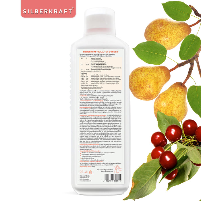 Engrais pour arbres fruitiers - Engrais liquide minéral NPK avec azote - Engrais pour arbres fruitiers - Fertilisation des pommiers et des cerisiers