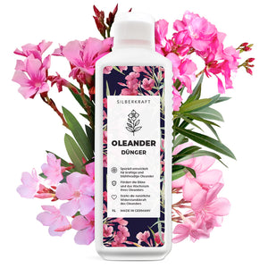 Oleander Dünger - Mineralischer NPK Flüssigdünger mit Stickstoff - Dünger für Oleander - Silberkraft