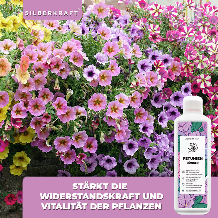 Engrais pour pétunias - Engrais minéral liquide NPK avec azote - Engrais pour pétunias - Engrais pour fleurs