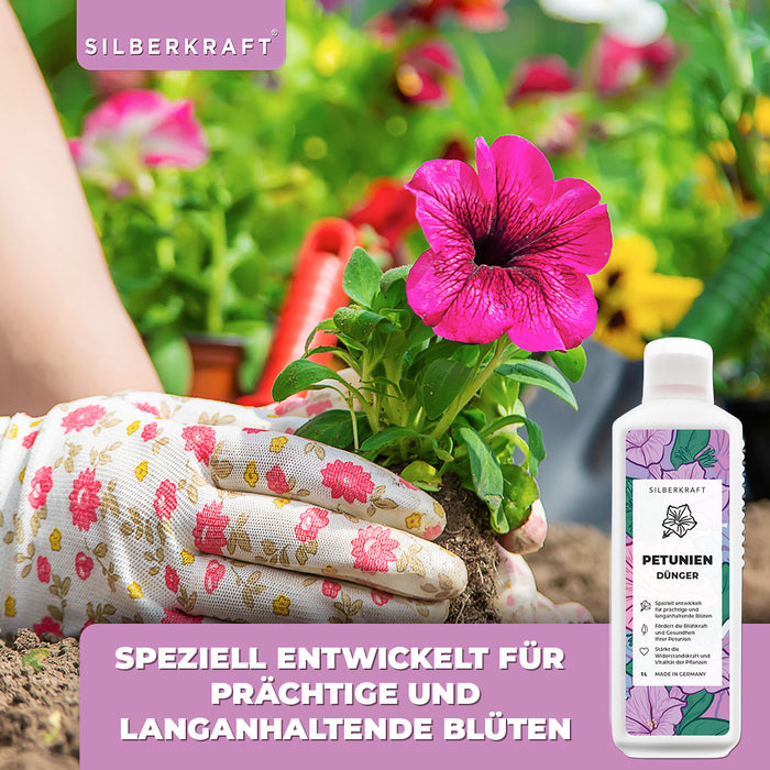 Engrais pour pétunias - Engrais minéral liquide NPK avec azote - Engrais pour pétunias - Engrais pour fleurs