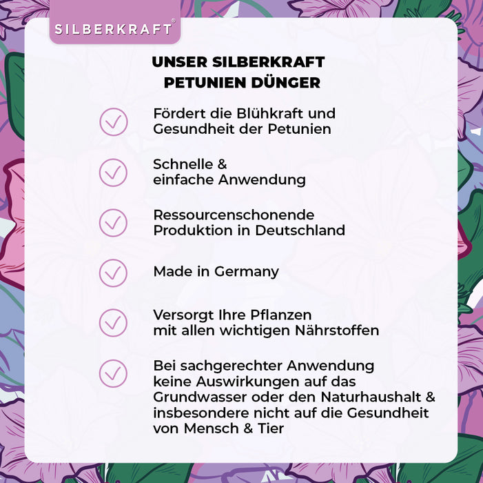 Engrais pour pétunias - Engrais minéral liquide NPK avec azote - Engrais pour pétunias - Engrais pour fleurs