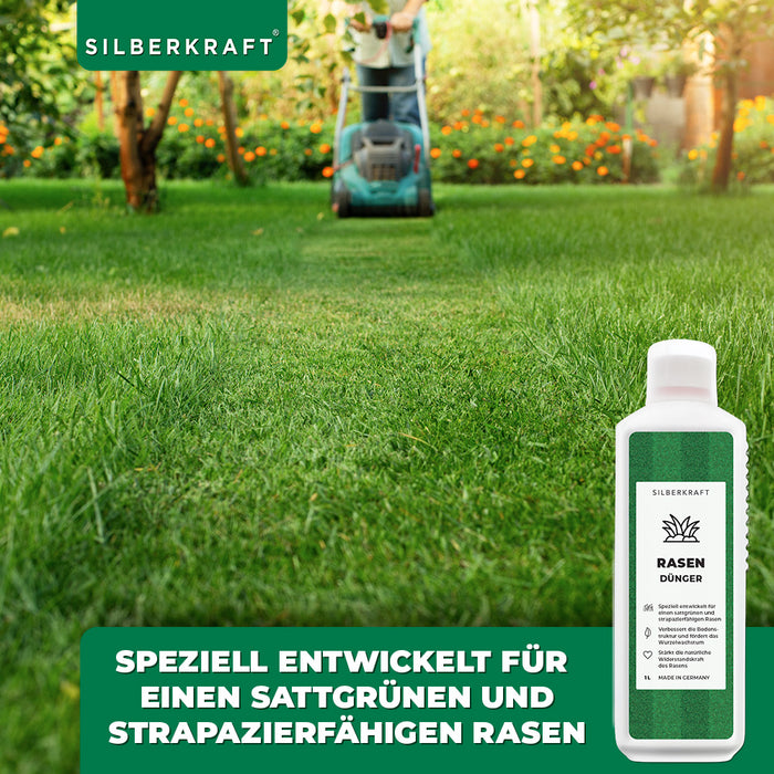 Engrais pour pelouse - Engrais liquide minéral NPK avec azote - Engrais pour pelouses - Engrais d'automne