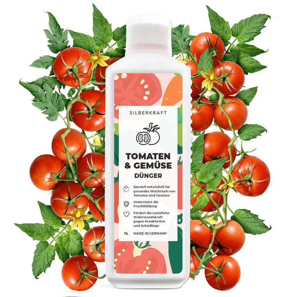 Engrais pour tomates - Engrais liquide minéral NPK avec azote - Engrais pour tomates - Engrais végétal - Silberkraft