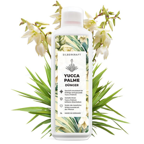 Engrais Yucca - Engrais liquide minéral NPK avec azote - Engrais pour palmiers Yucca - fertilisant pour lys de palmier - Engrais Yucca Rostrata - Silberkraft