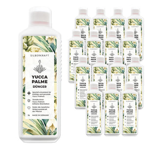 Yucca Dünger - Mineralischer NPK Flüssigdünger mit Stickstoff - Dünger für Yucca Palmen - Palmlilie düngen -  Yucca Rostrata Dünger - Silberkraft