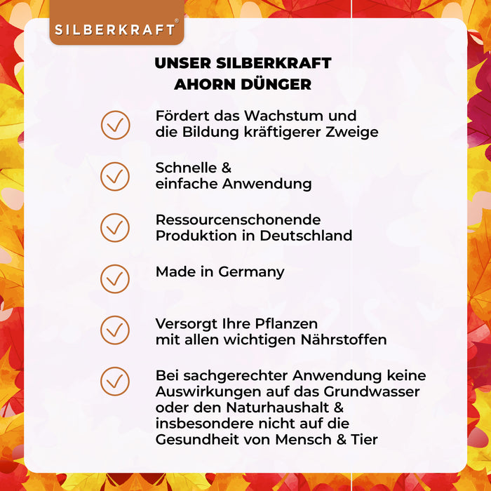 Engrais pour érable - Engrais liquide minéral NPK avec azote - Engrais pour érables - Fertilisation de l'érable japonais - Fertilisation de l'érable japonais