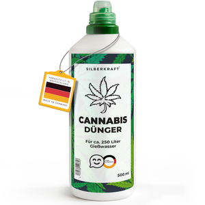 Cannabis Dünger für Wachstum & Blüte, Flüssigdünger für kräftige Pflanzen & hohe Erträge - Silberkraft