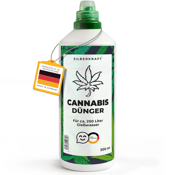 Engrais pour cannabis pour la croissance et la floraison, engrais liquide pour plantes fortes et rendements élevés - Silberkraft