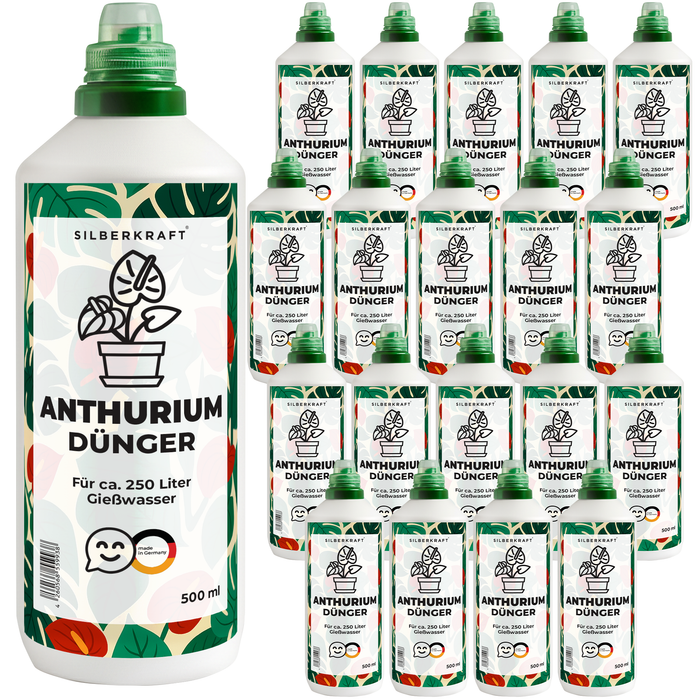 Engrais pour anthuriums – Engrais liquide minéral NPK avec azote – Engrais pour anthuriums et flamants roses – Engrais pour plantes d'intérieur 