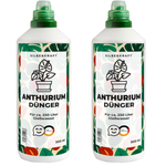 Engrais pour anthurium - Engrais liquide minéral NPK avec azote - Engrais pour fleurs d'anthurium et de flamant rose - Engrais pour plantes d'intérieur - Silberkraft