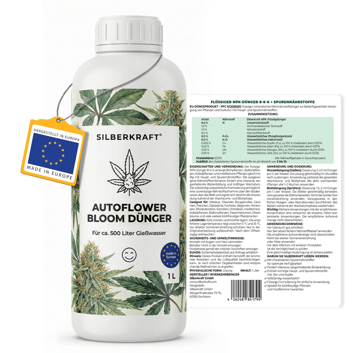 Engrais de floraison à autofloraison - Silberkraft