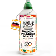 Engrais pour plantes de balcon – Engrais liquide minéral NPK avec azote – Engrais pour plantes de balcon – Engrais pour plantes en jardinière et en pot 