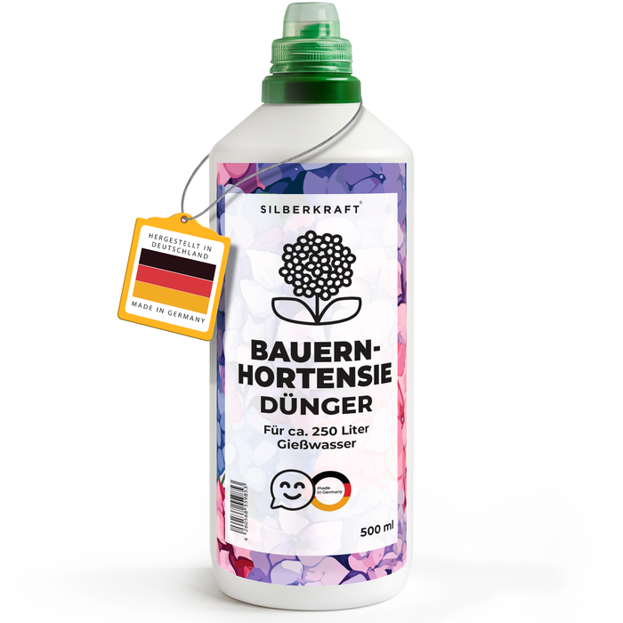 Engrais pour hortensias – Engrais liquide minéral NPK avec azote – Engrais pour hortensias – Engrais pour hortensias à fleurs