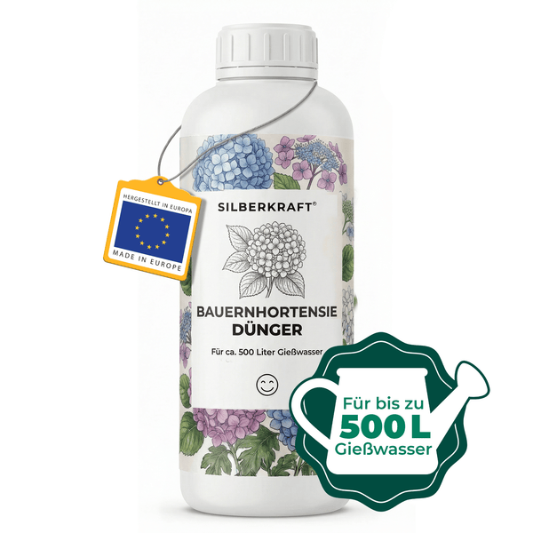 Engrais pour hortensias de ferme - Engrais liquide minéral NPK avec azote - Engrais pour hortensias de ferme - Engrais pour hortensias fleuris - Silberkraft