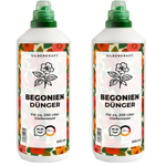 Engrais pour bégonias - Engrais liquide minéral NPK avec azote - Engrais pour bégonias - Engrais pour balcon et plantes d'intérieur - Silberkraft