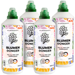 Engrais pour fleurs - Engrais liquide minéral NPK avec azote - Engrais pour plantes à fleurs et fleurs de jardin - Engrais universel pour plantes à fleurs - Silberkraft