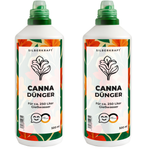 Engrais Canna - Engrais liquide minéral NPK avec azote - Engrais pour canna (canne à fleurs) - Engrais pour plantes exotiques et de jardin - Silberkraft