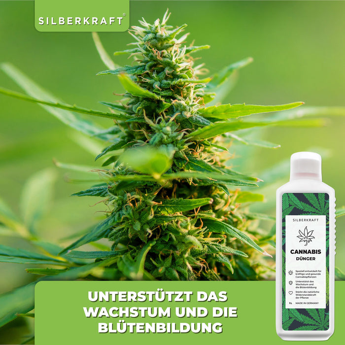 Engrais pour cannabis - Engrais liquide minéral NPK avec azote - Engrais pour plantes de cannabis - Engrais pour chanvre