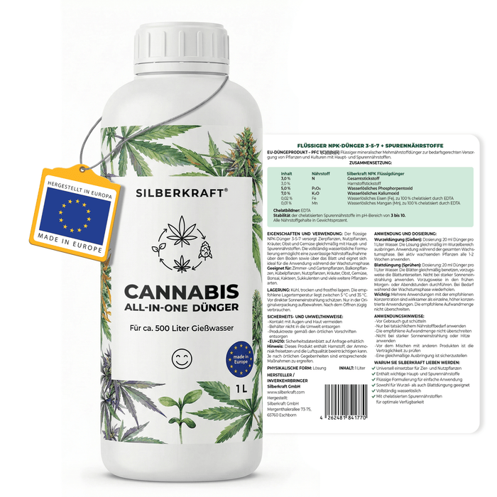 Engrais tout-en-un pour cannabis - Silberkraft