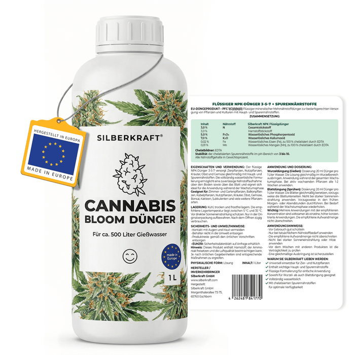 Engrais pour floraison de cannabis - Silberkraft